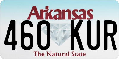 AR license plate 460KUR