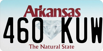 AR license plate 460KUW