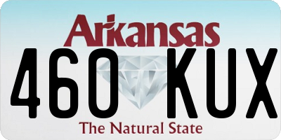 AR license plate 460KUX