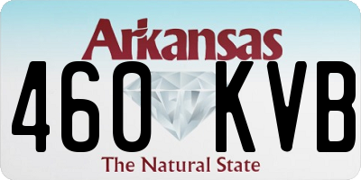 AR license plate 460KVB