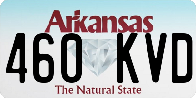AR license plate 460KVD