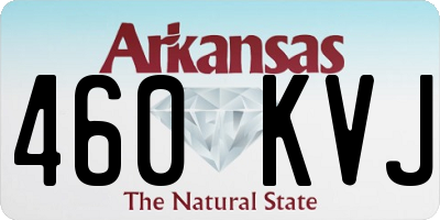 AR license plate 460KVJ