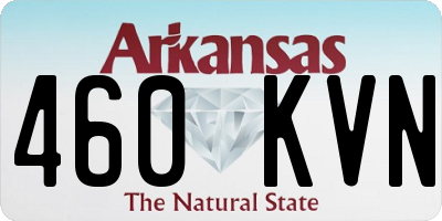 AR license plate 460KVN