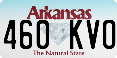 AR license plate 460KVO