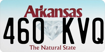 AR license plate 460KVQ