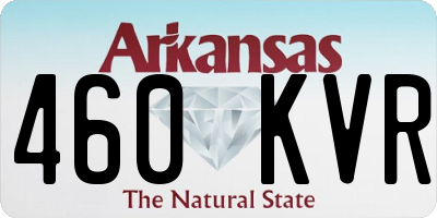 AR license plate 460KVR