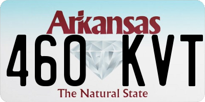 AR license plate 460KVT