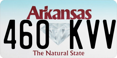 AR license plate 460KVV