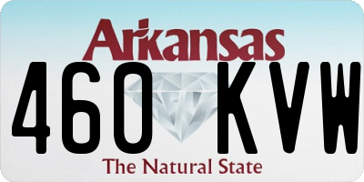 AR license plate 460KVW