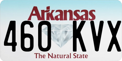 AR license plate 460KVX