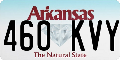AR license plate 460KVY