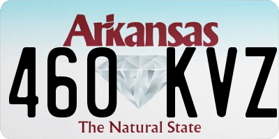 AR license plate 460KVZ