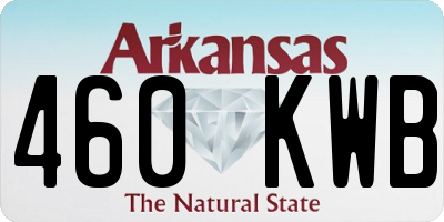 AR license plate 460KWB