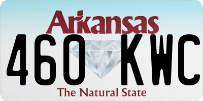AR license plate 460KWC
