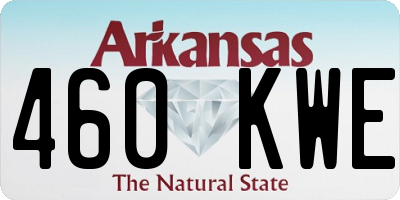 AR license plate 460KWE