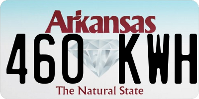 AR license plate 460KWH