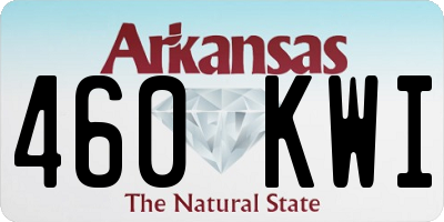 AR license plate 460KWI