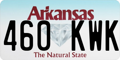 AR license plate 460KWK