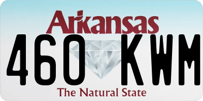 AR license plate 460KWM