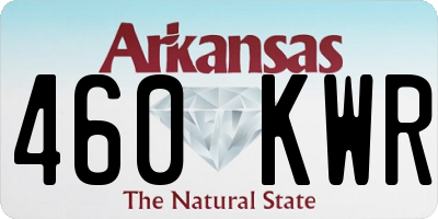 AR license plate 460KWR