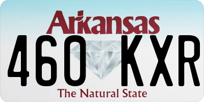 AR license plate 460KXR