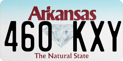 AR license plate 460KXY