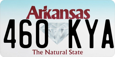 AR license plate 460KYA
