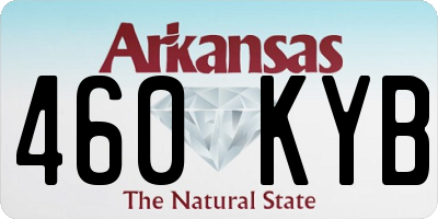 AR license plate 460KYB