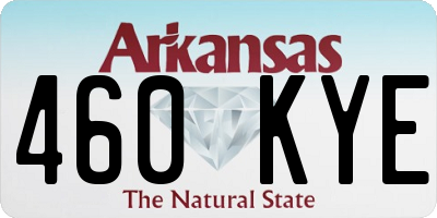 AR license plate 460KYE