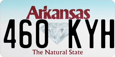 AR license plate 460KYH