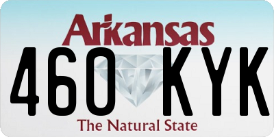 AR license plate 460KYK