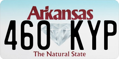 AR license plate 460KYP