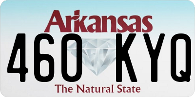 AR license plate 460KYQ