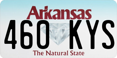 AR license plate 460KYS
