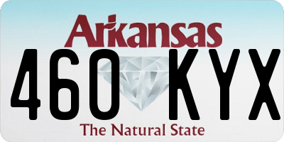AR license plate 460KYX