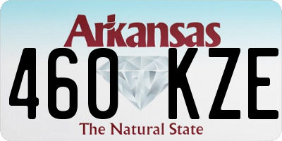 AR license plate 460KZE