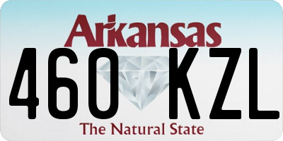 AR license plate 460KZL