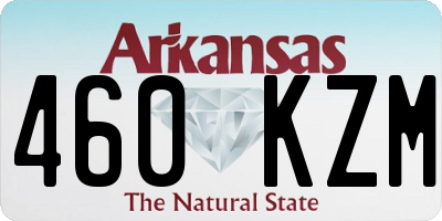 AR license plate 460KZM