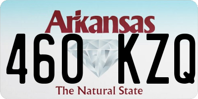AR license plate 460KZQ