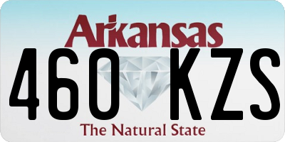 AR license plate 460KZS