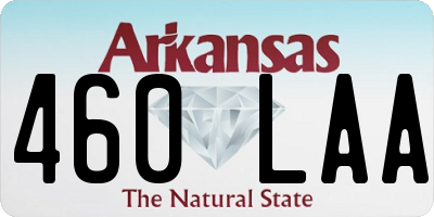AR license plate 460LAA