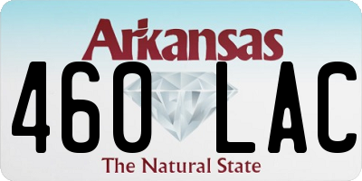 AR license plate 460LAC