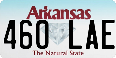 AR license plate 460LAE