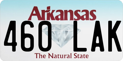 AR license plate 460LAK