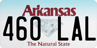 AR license plate 460LAL