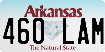 AR license plate 460LAM