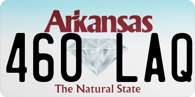 AR license plate 460LAQ