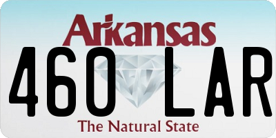 AR license plate 460LAR