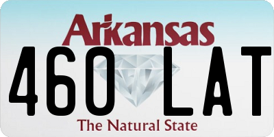 AR license plate 460LAT