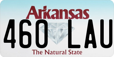 AR license plate 460LAU